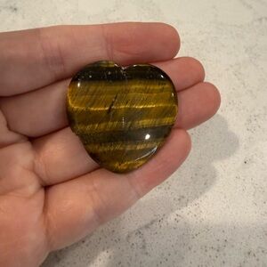 Tiger's Eye Heart